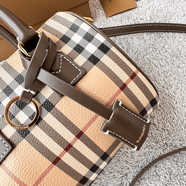Mini Sac bowling check Baby BURBERRY