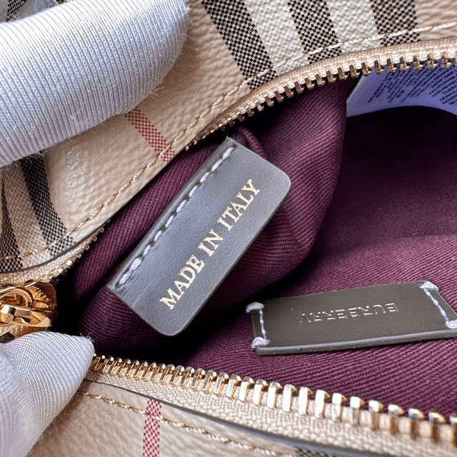 Mini Sac bowling check Baby BURBERRY